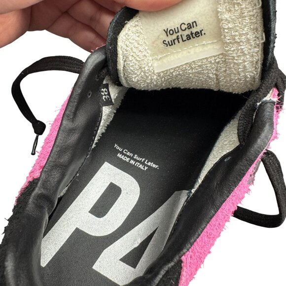 P448 Mason Women's Colorblock Suede Low Top Sneaker Pink/Black, Size 38 NWOB - Picture 8 of 9